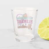 Vasektomien verhindern Abortionen Schießglas Schnapsglas (Rückseite)