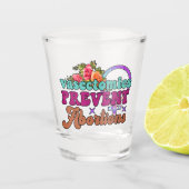 Vasektomien verhindern Abortionen Schießglas Schnapsglas (Vorderseite)