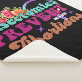 Vasektomien verhindern Abortionen Sherpa Blanket Sherpadecke (3/4)