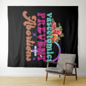 Vasektomien verhindern Abortionen Tapestry Wandteppich (Beispiel (Horizontal))