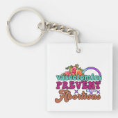 Vasektomien verhindern Schlüsselanhänger von Abort (Vorderseite)