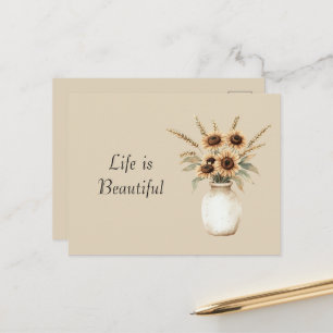 Vasemit Sonnenblumen Postkarte