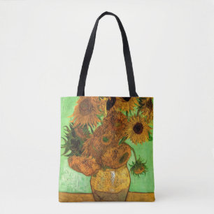 Vasemit zwölf Sonnenblumen von Vincent van Gogh Tasche