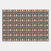 Vasen und Blume, gemischte Verpackungspapierblätte Geschenkpapier Set (Vorderseite 2)