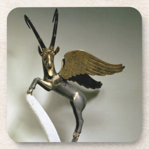 Vasengriff in Form eines winged Steinbocks, Untersetzer