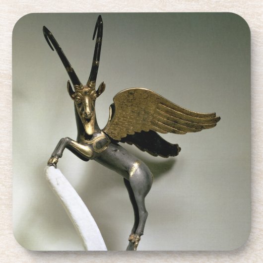Vasengriff in Form eines winged Steinbocks, Untersetzer (Vorderseite)