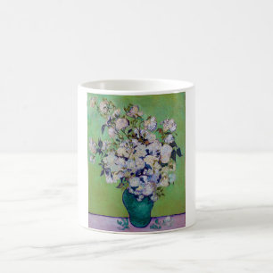 Vasenvase mit Rosen, Vincent van Gogh Kaffeetasse