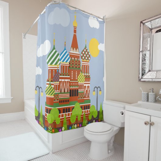 Vasile-Kathedrale Duschvorhang (Beispiel)