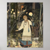 Vasilisa, das Schöne in der Hütte von Baba Yaga - Poster (Vorne)