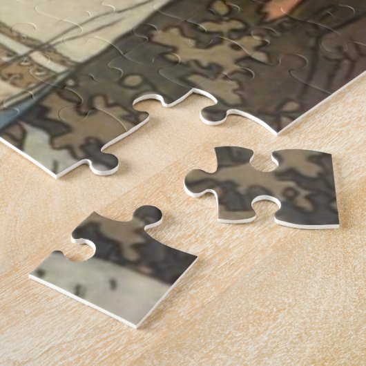 Vasilisa, das Schöne in der Hütte von Baba Yaga -  Puzzle (Seite)