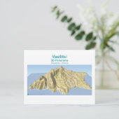 Vasilitsi - 3D-Panorama Karte - Postkarte (Stehend Vorderseite)