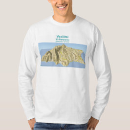 Vasilitsi - 3D-Panorama Karte - T - Shirt Long