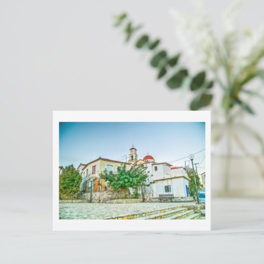 Vasilitsi - Mitte Platz - Postkarte (Stehend Vorderseite)