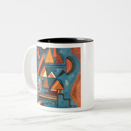 Vasily Kandinsky Bauhaus Dessau Zweifarbige Tasse (Vorderseite Links)