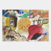 Vasily Kandinsky Garden of Liebe Wrapping Paper Geschenkpapier Set (Vorderseite)
