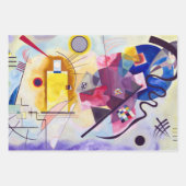 Vasily Kandinsky Gelb-rot-blau Geschenkpapier Set (Vorderseite 3)