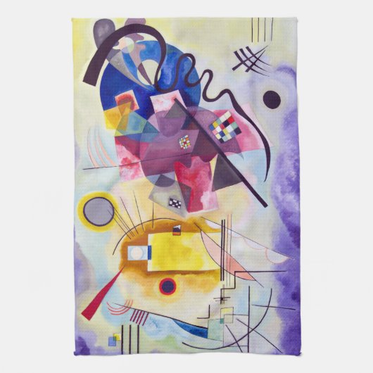 Vasily Kandinsky Gelb-rot-blau Geschirrtuch (Vertikal)