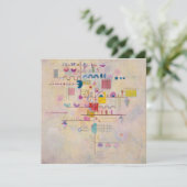 Vasily Kandinsky - Graceful Ascent Feiertagskarte (Stehend Vorderseite)