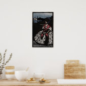 Vasily Kandinsky Lady mit einem Fan Poster (Küche)