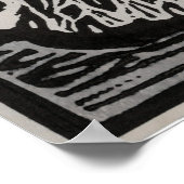 Vasily Kandinsky Lady mit einem Fan Poster (Ecke)