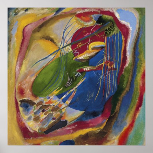 Vasily Kandinsky - Picture With Three Spots Poster (Vorne)