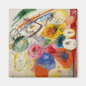 Vasily Kandinsky - Schwarze Linien Magnet (Vorne)