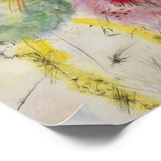 Vasily Kandinsky - Schwarze Linien Poster (Ecke)