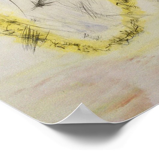 Vasily Kandinsky - Schwarze Linien Poster (Ecke)