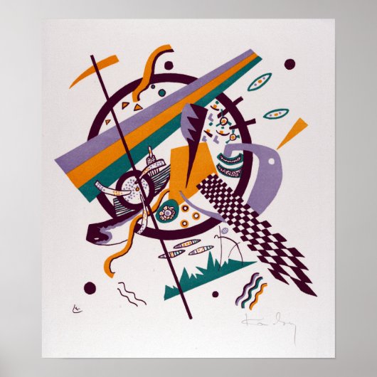Vasily Kandinsky Small Worlds IV Poster (Vorne)