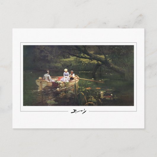 Vasily Polenov #146 - Fine Art Postcard Postkarte (Vorderseite)