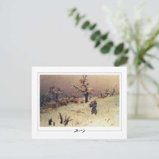 Vasily Polenov #151 - Fine Art Postcard Postkarte (Stehend Vorderseite)