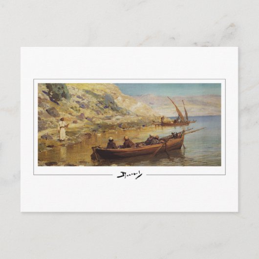 Vasily Polenov #157 - Fine Art Postcard Postkarte (Vorderseite)