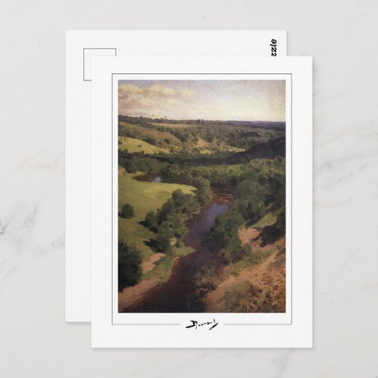 Vasily Polenov #158 - Fine Art Postcard Postkarte (Vorne/Hinten)