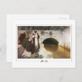 Vasily Polenov #164 - Fine Art Postcard Postkarte (Vorne/Hinten)