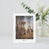 Vasily Polenov #179 - Fine Art Postcard Postkarte (Stehend Vorderseite)