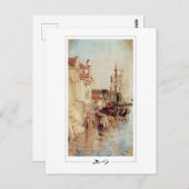 Vasily Polenov #186 - Fine Art Postcard Postkarte (Vorne/Hinten)