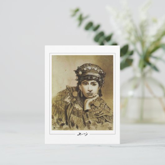 Vasily Polenov #217 - Fine Art Postcard Postkarte (Stehend Vorderseite)