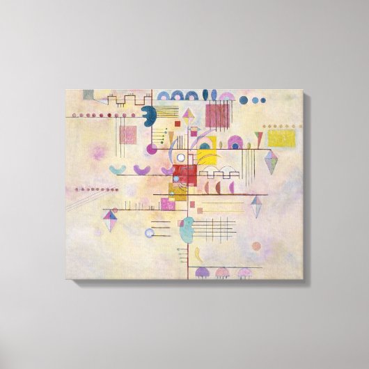 Vasis Kandinsky - Graceful Ascent Leinwanddruck (Vorderseite)