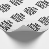Vaskuläre Chirurgin Geschenkpapier (Ecke)