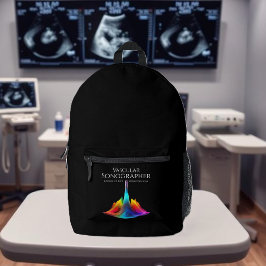 Vaskuläre Sonographen-farbige Ultraschallwellen Bedruckter Rucksack