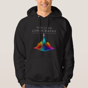 Vaskuläre Sonographen-farbige Ultraschallwellen Hoodie