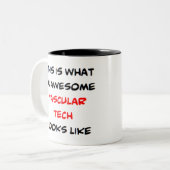 vaskuläre Technologie, phantastisch Zweifarbige Tasse (Vorderseite Links)