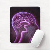 Vaskularisierung des menschlichen Gehirns Mousepad (Mit Mouse)