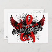 Vaskulitis Bewusstsein 16 Postkarte (Vorne/Hinten)