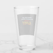 Vaso bebe agua mientras sufres glas (Rückseite)