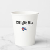vaso con frase cubana pappbecher (Vorderseite)