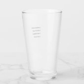Vaso de amor propio glas (Rückseite)