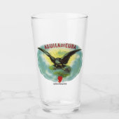 Vaso de cerveza Aguila de Cuba von RetroCharms Glas (Vorderseite)