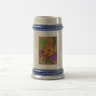 Vaso de cerveza con diseño Perro simpático Bierglas