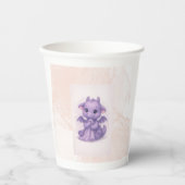 vaso de papel baby dinosaurio. pappbecher (Vorderseite)